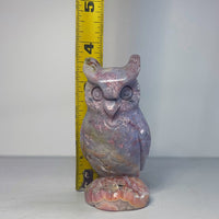 Pink Ocean Jasper Owl
